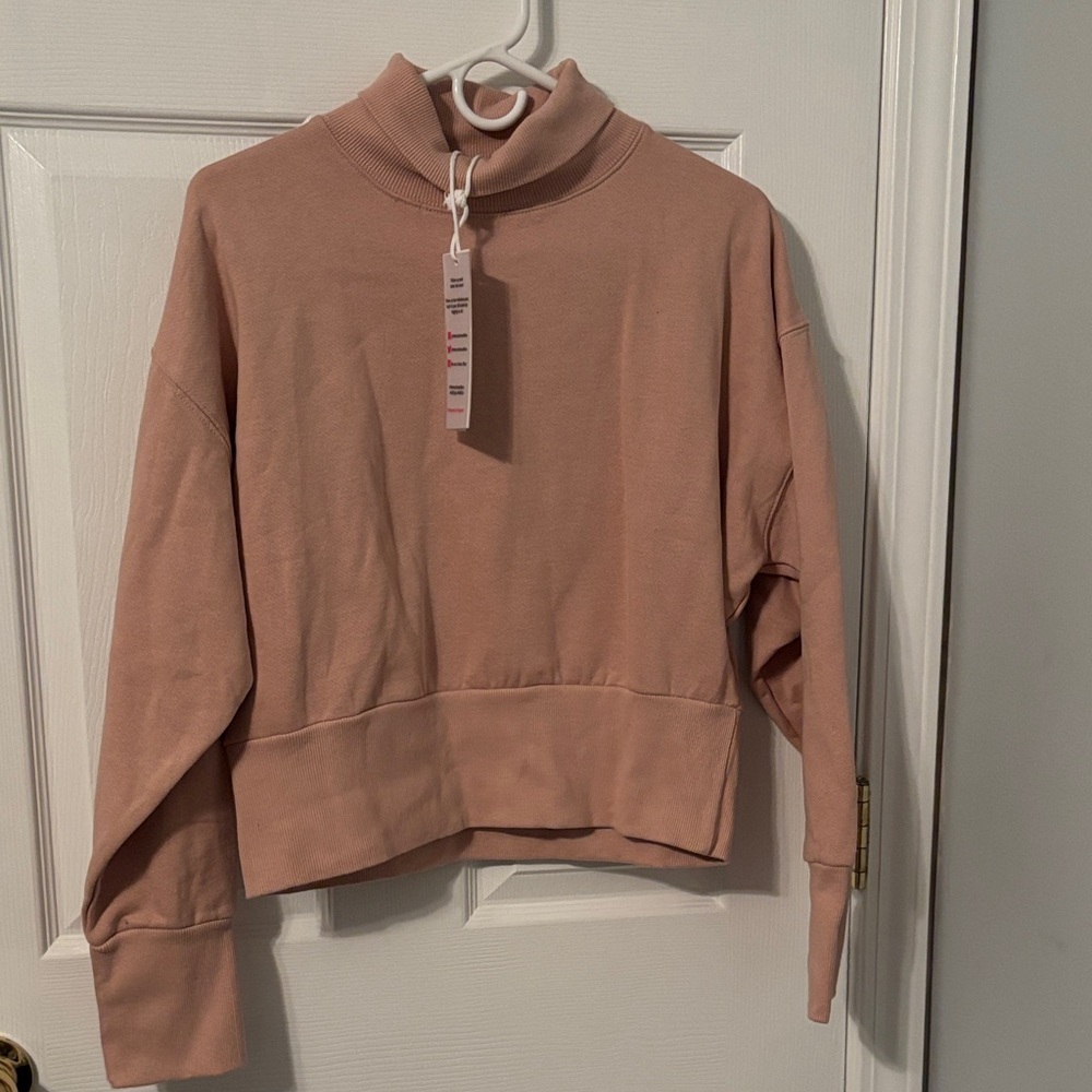 Turtleneck sweatshirt